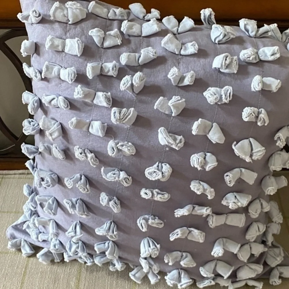Anthropologie Whimsical Tufted Throw Pillow Sham
